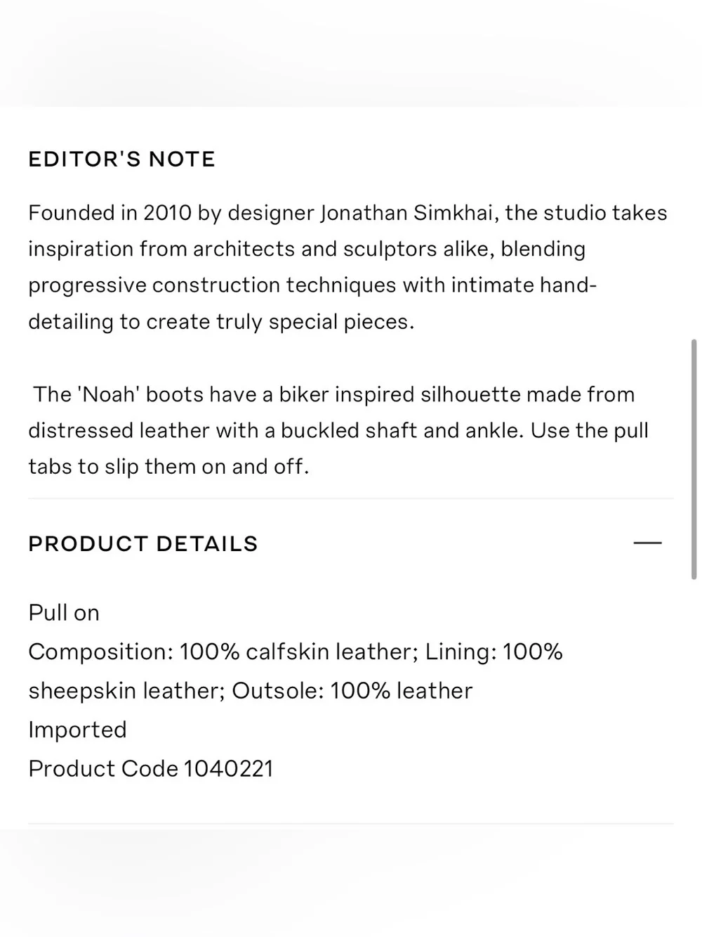 Simkhai- Noah over the knee leather boots